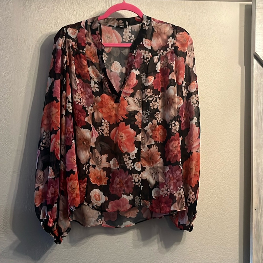Express Floral Blouse